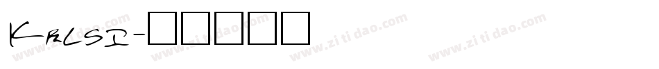 Kelsi字体转换