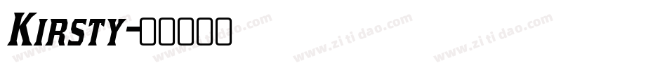 Kirsty字体转换
