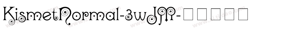 KismetNormal-3wJM字体转换