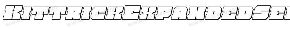 KittrickExpandedSemiItalic-RaaE字体转换