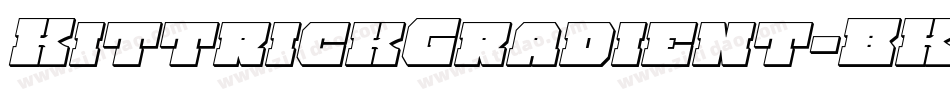 KittrickGradient-BKKw字体转换