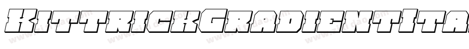 KittrickGradientItalic-8JJn字体转换