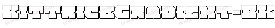 KittrickGradient-BKKw字体转换
