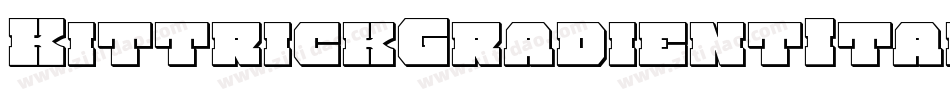 KittrickGradientItalic-8JJn字体转换