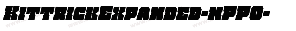 KittrickExpanded-nPPO字体转换