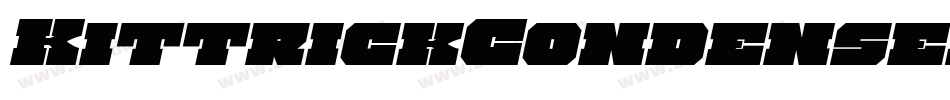 KittrickCondensedItalic-9ll2字体转换