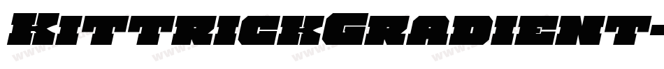 KittrickGradient-BKKw字体转换