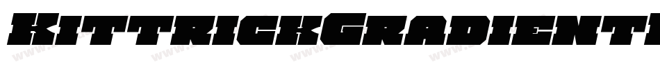 KittrickGradientItalic-8JJn字体转换