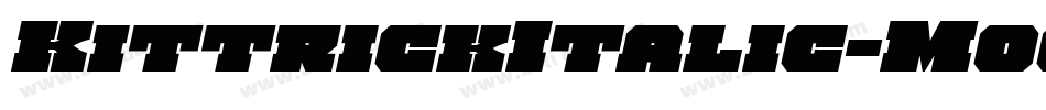 KittrickItalic-MooP字体转换