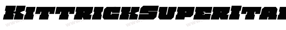 KittrickSuperItalic-vWW9字体转换