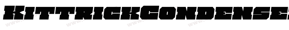 KittrickCondensedSemiItalic-lmmw字体转换