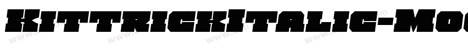 KittrickItalic-MooP字体转换