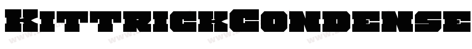 KittrickCondensedSemiItalic-lmmw字体转换