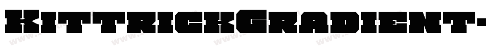 KittrickGradient-BKKw字体转换