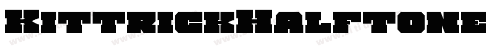 KittrickHalftoneItalic-rooB字体转换