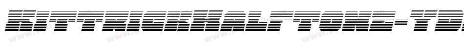 KittrickHalftone-YDD2字体转换