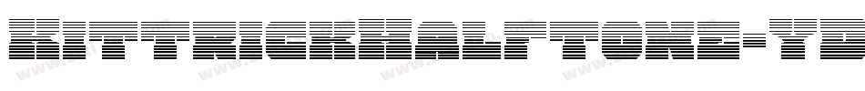 KittrickHalftone-YDD2字体转换