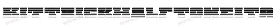 KittrickHalftoneItalic-rooB字体转换