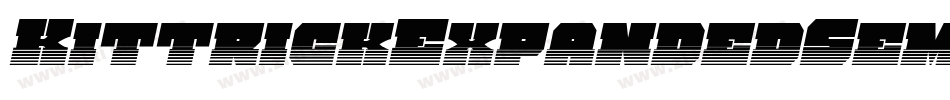 KittrickExpandedSemiItalic-RaaE字体转换
