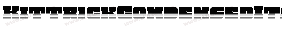 KittrickCondensedItalic-9ll2字体转换
