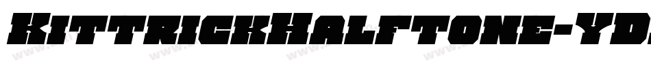 KittrickHalftone-YDD2字体转换
