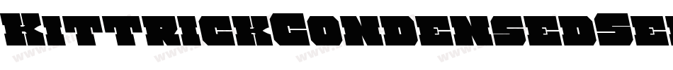 KittrickCondensedSemiItalic-lmmw字体转换