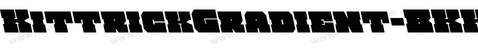 KittrickGradient-BKKw字体转换