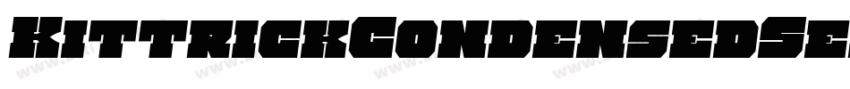 KittrickCondensedSemiItalic-lmmw字体转换