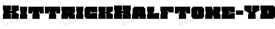 KittrickHalftone-YDD2字体转换