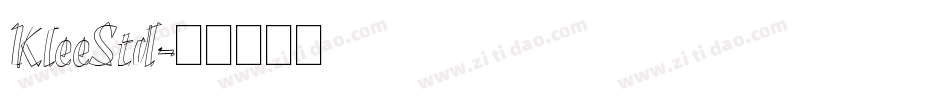 KleeStd字体转换