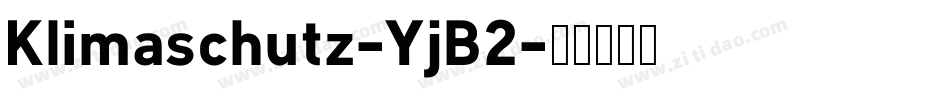 Klimaschutz-YjB2字体转换