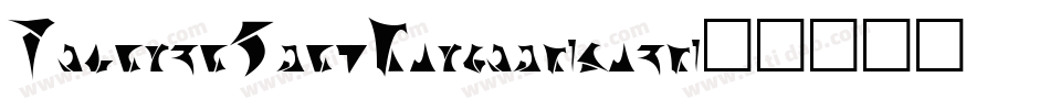 KlingonHandRegular-qeor字体转换