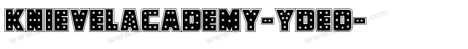 KnievelAcademy-YDEo字体转换