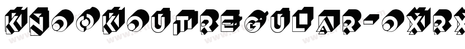 KnockoutRegular-oxRx字体转换