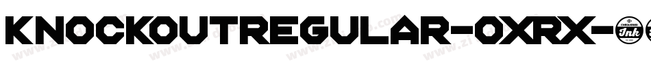 KnockoutRegular-oxRx字体转换