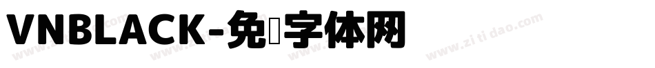 VNBLACK字体转换