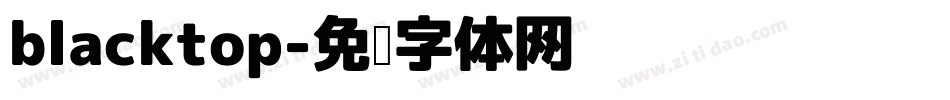 blacktop字体转换