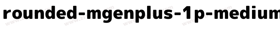 rounded-mgenplus-1p-medium字体转换