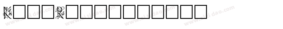 KochRoman字体转换