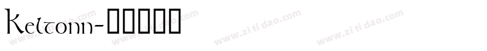 Keltonn字体转换