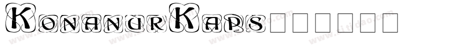 KonanurKaps字体转换