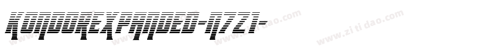 KondorExpanded-n7z1字体转换