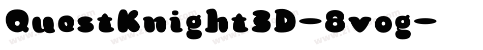 QuestKnight3D-8vog字体转换