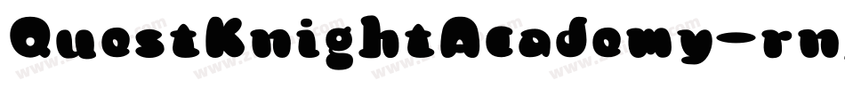 QuestKnightAcademy-rnjy字体转换