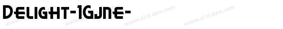 Delight-1Gjne字体转换