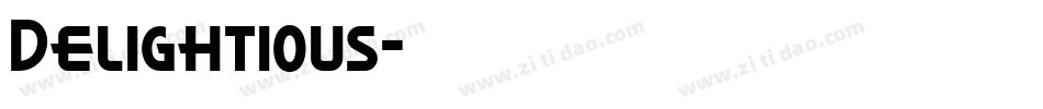 Delightious字体转换