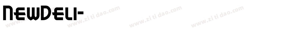NewDeli字体转换