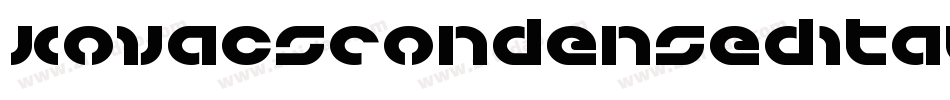 KovacsCondensedItalic-vWz9字体转换