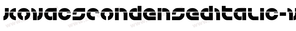 KovacsCondensedItalic-vWz9字体转换