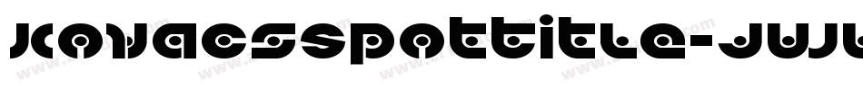 KovacsSpotTitle-jwwy字体转换